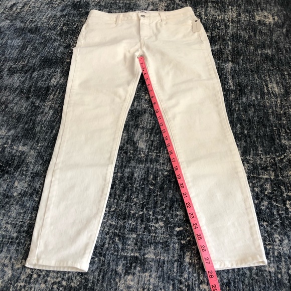 Paige Hoxton High Rise Skinny Jeans Cream NWT Women’s Size 29 - Picture 12 of 13